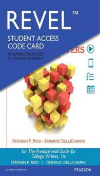 Prentice Hall Guide for College Writers Revel Access Code （11 PSC STU）