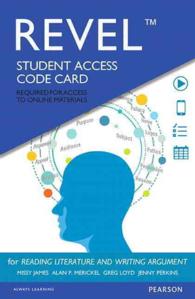 Revel for Reading Literature and Writing Argument Access Card （6 PSC）