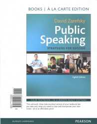 Public Speaking : Strategies for Success （8 PCK UNBN）
