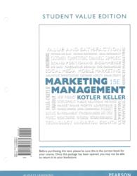Marketing Management （15 PCK UNB）