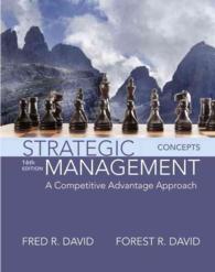 Strategic Management : Concepts, a Competitive Advantage Approach （16 PCK PAP）