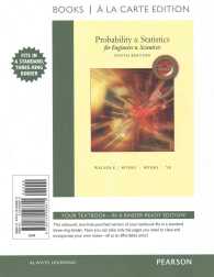 Probability & Statistics for Engineers & Scientists， Mylab Statistics Update， Books a la Carte Edition Plus New Mylab Statistics with Pearson Etext -- Access Card Package