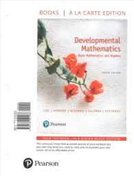 Developmental Mathematics : Basic Mathematics and Algebra Edition （4TH Looseleaf）