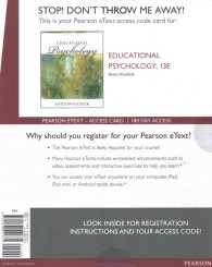 Educational Psychology with Pearson eText Access Code + Introduction to Educational Psychology Video Analysis Tool Access Code （13 PCK PSC）