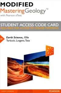 Earth Science Modified Masteringgeology with Pearson Etext Access Code