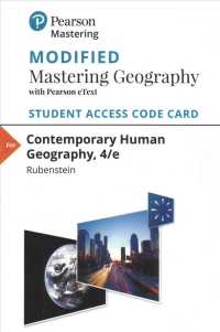 Modified Mastering Geography with Pearson Etext -- Standalone Access Card -- for Contemporary Human Geography （4TH）
