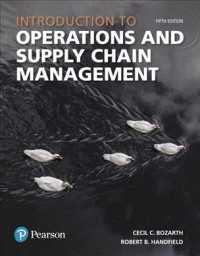 Introduction to Operations and Supply Chain Management Plus Mylab Operations Management with Pearson Etext -- Access Card Package （5TH）