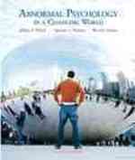 Abnormal Psychology in a Changing World : Mypsychlab Pegasus Student Access Code Card （7 PSC）