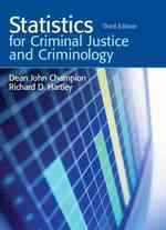 Statistics for Criminal Justice and Criminology （3TH）