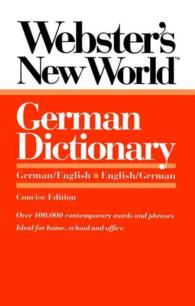 Webster's New World German Dictionary : German/English English/German （Concise）