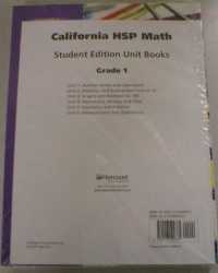 Math Unit Book Collection Grade 1 : Harcourt School Publishers Spanish Math California