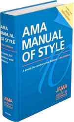 AMA Manual of Style : A Guide for Authors and Editors （10 HAR/PSC）