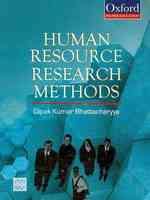 Human Resource Research Methods