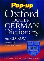 Pop-up Oxford-Ducen German Dictionary on CD-ROM: Windows Single
