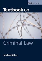 英国刑法テキスト（第９版）<br>Textbook on Criminal Law -- Paperback （9 REV ED）