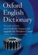 Oxford English Dictionary : Version 4.0 Upgrade for Windows Users （2 CDR）