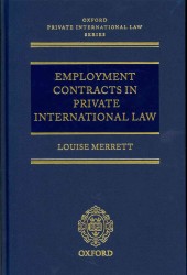 国際私法における雇用契約<br>Employment Contracts in Private International Law (Oxford Private International Law Series)