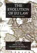 ＥＵ法の進化（第２版）<br>The Evolution of EU Law （2ND）