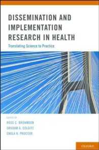 Dissemination and Implementation Research in Health : Translating Science to Practice