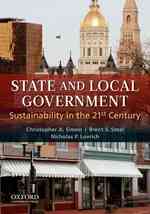 State and Local Government : Sustainability in the 21st Century