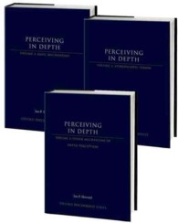 Perceiving in Depth : Stereoscopic Vision (Oxford Psychology Series) 〈2〉 （1ST）
