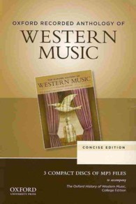 Oxford Recorded Anthology of Western Music (3-Volume Set) （MP3 CON）