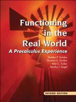 Functioning in the Real World : A Precalculus Experience （2ND）