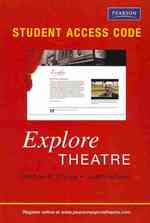 Explore Theatre Student Access Code Card Passcode （PSC）