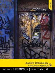 Juvenile Delinquency : A Sociological Approach （9TH）