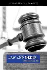 Law and Order (Longman Topics)