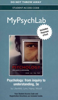 MyPsychLab with Pearson eText Standalone Access Card for Psychology : From Inquiry to Understanding （3 PSC）