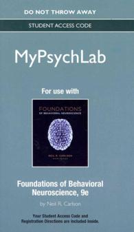Foundations of Behavioral Neuroscience MyPsychLab Access Code （9 PSC STU）
