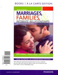 Marriages, Families, & Intimate Relationships : A Practical Introduction （3 PCK UNBN）