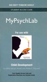 Child Development New MyPsychLab Pass Code （PSC STU）
