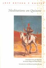 オルテガ・イ・ガセット著『ドン・キホーテをめぐる省察』（英訳）<br>Meditations on Quixote