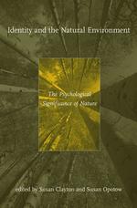 アイデンティティと自然環境<br>Identity and the Natural Environment : The Psychological Significance of Nature