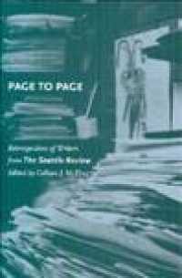 Page to Page : Retrospectives of Writers from the Seattle Review (Page to Page)