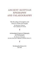 Ancient Egyptian Epigraphy and Paleography