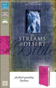 NIV Streams in the Desert Bible : 365 Thirst-Quenching Devotions: Raspberry Italian Duo-Tone （BOX LEA）