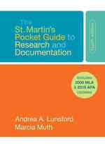 The St. Martin's Pocket Guide to Research and Documentation with 2009 MLA Update （4 SPI）