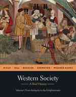 Western Society, a Brief History : from Antiquity to Enlightenment 〈1〉