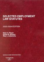 Selected Employment Law Statutes （2003rd）