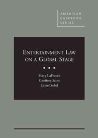 娯楽法のグローバルな考察<br>Entertainment Law on a Global Stage (American Casebook Series)