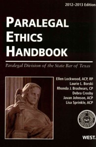 Paralegal Ethics Handbook 2012-2013
