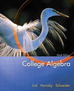 College Algebra （9TH）