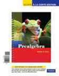 Prealgebra （UNBND）