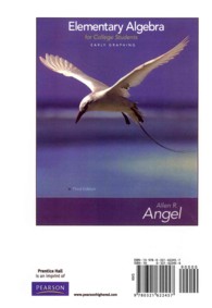 Elementary Algebra Early Graphing : For College Students （3 PCK UNBN）