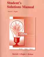 Calculus for Business, Economics, Life Sciences and Social Sciences （12 SOL STU）