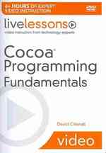 Cocoa Programming Fundamentals (Livelessons) （1 MAC WIN）