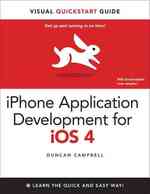 iPhone Application Development for IOS 4 (Visual Quickstart Guides)